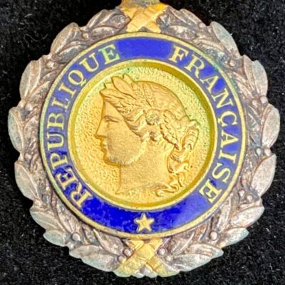 Médaille Militaire 4éme 5éme République Bronze Argenté France