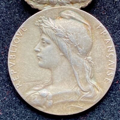 Médaille d&rsquo;Honneur du Ministère des Colonies 4éme Classe – ARGENT – France