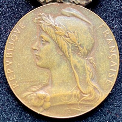 Médaille d&rsquo;Honneur du Ministère des Colonies 5éme Classe Bronze – France