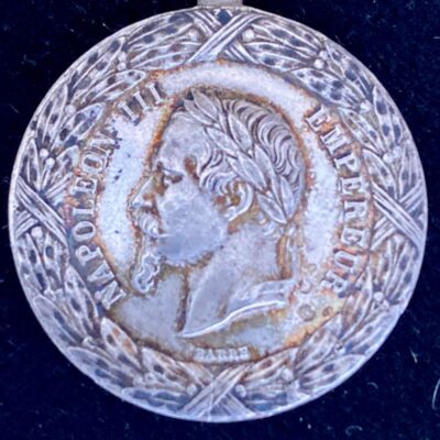 Médaille de l&rsquo;Expédition de Chine 1860 par Barre ARGENT