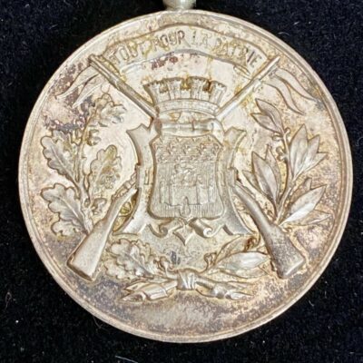 Médaille de la Société de Tir de Bordeaux Bronze Argenté France