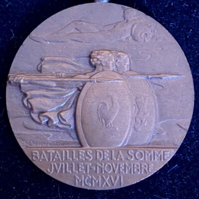 Médaille de la Somme 1914 1918 1940 avec son écrin