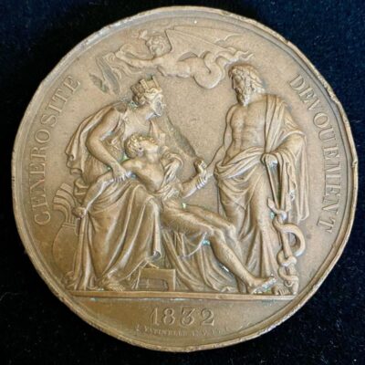 Médaille de Récompense pour générosité et Dévouement Louis Philippe 1832