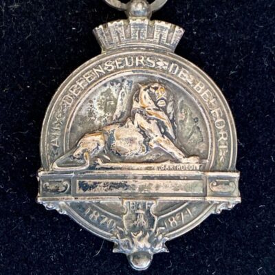 Médaille des Défenseurs de Belfort 1870 1871 Monobloc