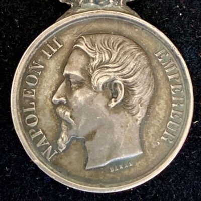 Médaille du Courage et Dévouement Ministère de l&rsquo;Intérieur Napoléon III ARGENT par Barre