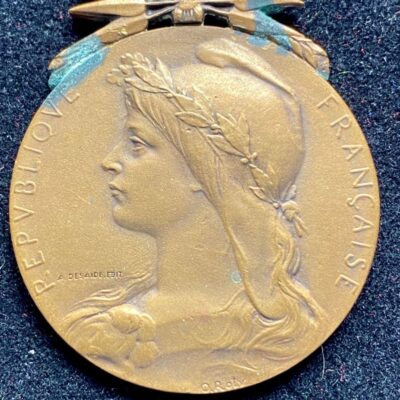 Médaille du Mérite Malgache 3éme Classe 2éme Type Bronze