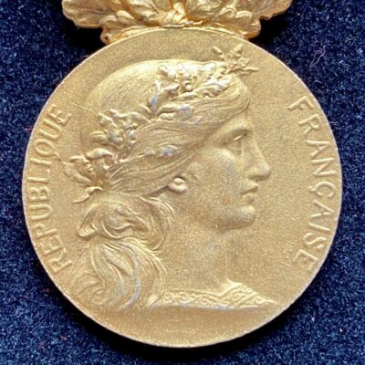 Médaille du Travail du Ministère des Colonies France Vermeil