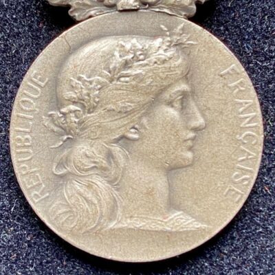 Médaille du Travail du Ministère des Colonies Françaises ARGENT