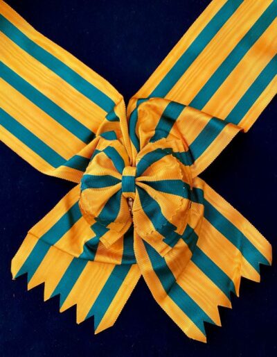 Echarpe de Grand-Croix de l&rsquo;Ordre de la Couronne de Chêne Luxembourg compléte