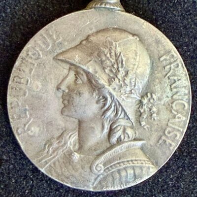 Médaille de l&rsquo;expédition de Chine 1900 1901 Argent avec sa bonne agrafe