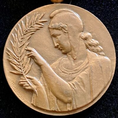 Médaille de la Reconnaissance Française 2éme type Bronze
