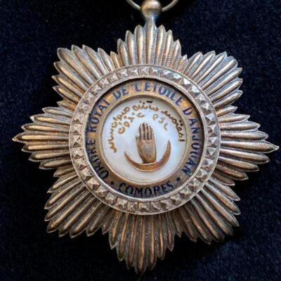 Médaille de l&rsquo;Ordre Royal de l’Étoile d&rsquo;Anjouan