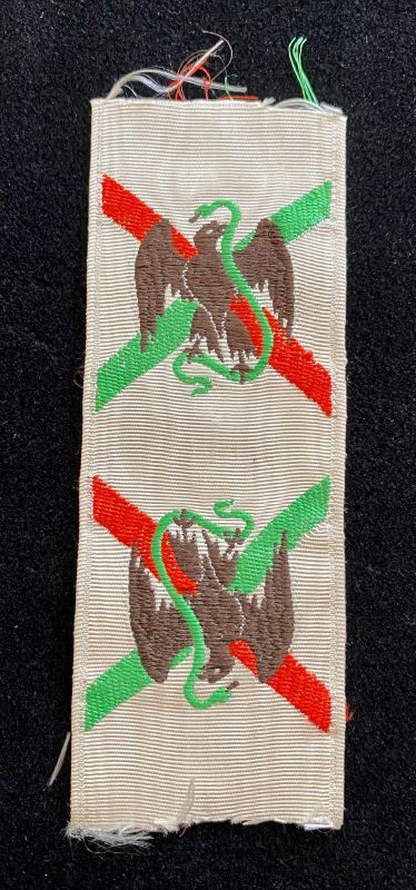 Ruban pour la médaille Expédition du Méxique – Taille ordonnance tissage ancien