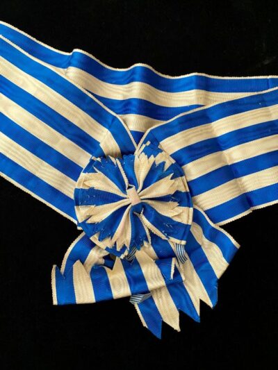 Echarpe Grand Croix de l&rsquo;Ordre Equestre Civil et Militaire de San Marin Complète
