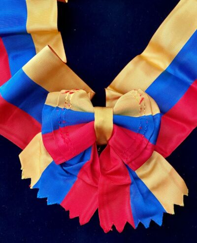 Écharpe de Grand-Croix de l&rsquo;Ordre de Simon Bolivar Colombie