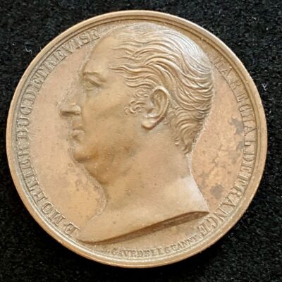 Médaille du Duc de Trévise E. Mortier Maréchal de France bronze