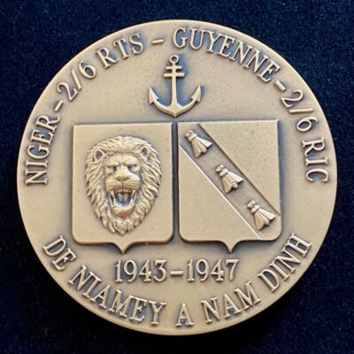 Médaille de Niamey à Nam Dinh par Balme avec écrin