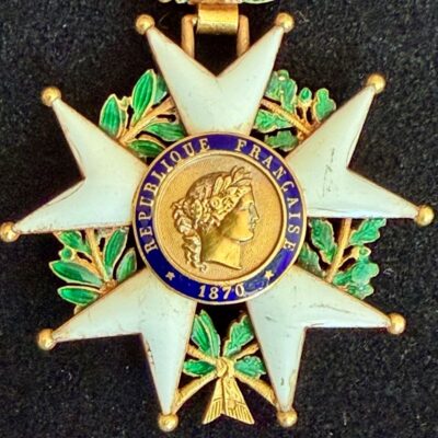 Médaille Officier de l&rsquo;Ordre de la Légion d&rsquo;Honneur en Or 3éme République France