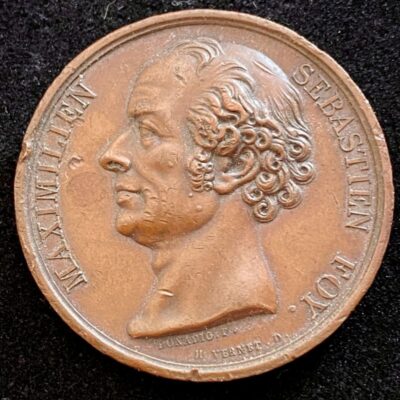 Médaille commémorative du Maréchal Foy bataille et mort par Vernet et Donadio