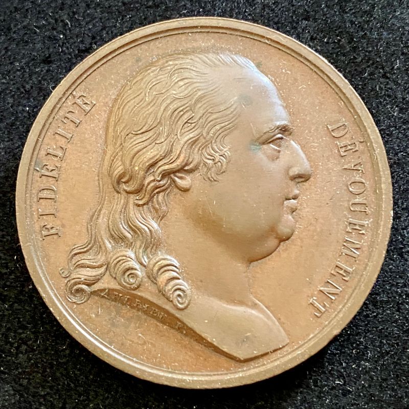 Médaille de la Garde Nationale de Paris-La Décoration du Lys 1816 – Image 2