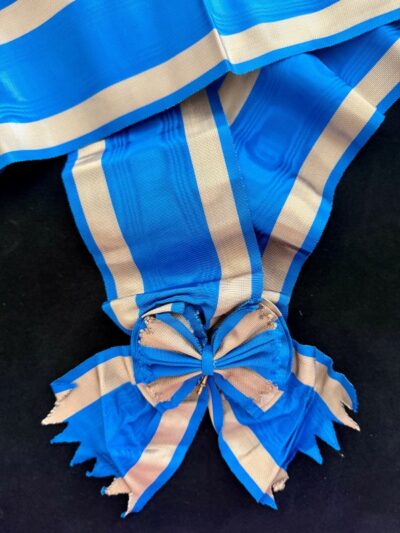 Écharpe de Grand-Croix de l&rsquo;Ordre de la Couronne de Roumanie 2éme Type