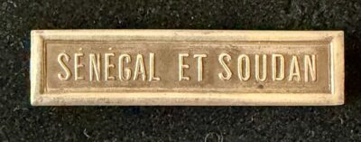 Agrafe de la Monnaie de Paris SENEGAL ET SOUDAN France