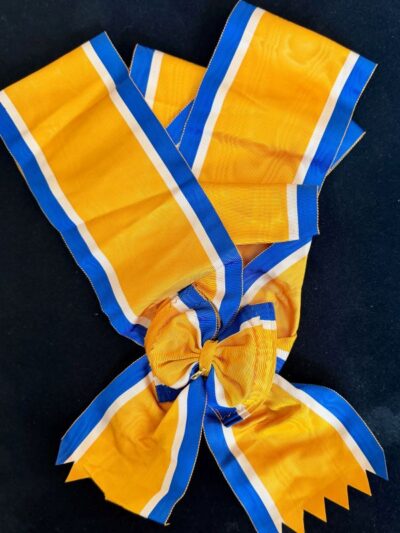 Echarpe de Grand Croix de l&rsquo;Ordre d&rsquo;Orange-Nassau Pays-Bas