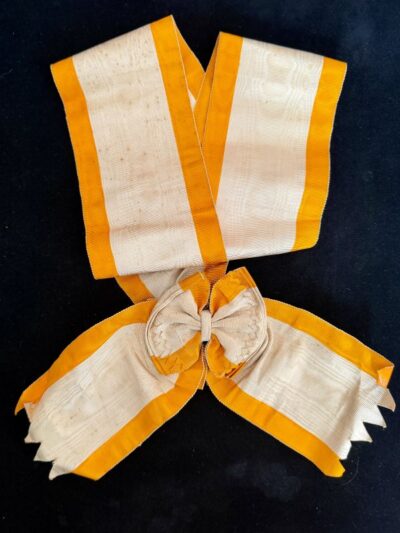 Écharpe de Grand-Croix de l&rsquo;Ordre d&rsquo;Isabelle La Catholique Espagne