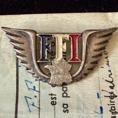 Insigne FFI et Carte au même numéro