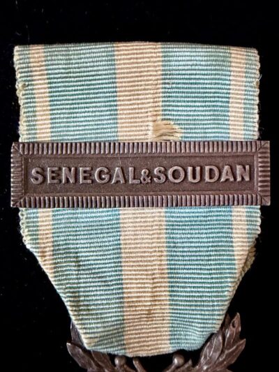 Médaille Coloniale Jeton 1er type Agrafe SENEGAL & SOUDAN Arthus Bertrand Argent