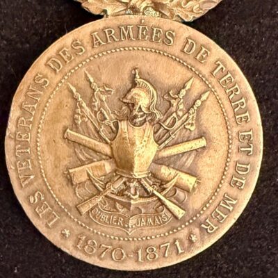 Médaille d&rsquo;Honneur des vétérans des Armées 2éme type 1905 1953 en Bronze