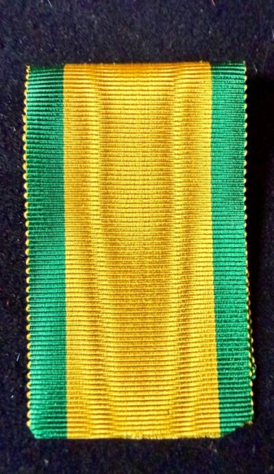 Ruban pour Médaille Militaire tissage milieu du XXéme siècle France
